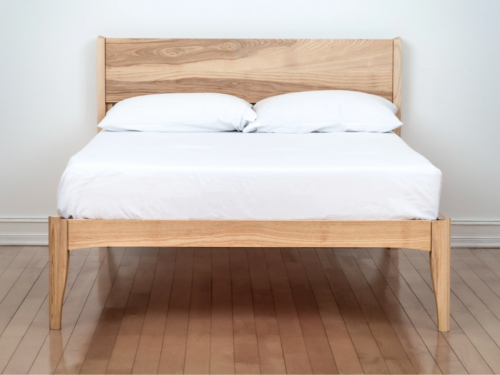 Heirloom Bed - American Made, Ash Wood Platform Bed Frame – Engineered ...