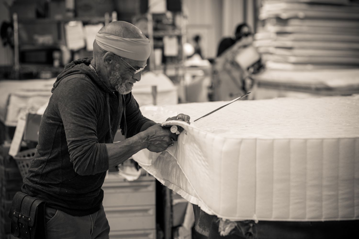 A skilled mattress maker for engineered sleep