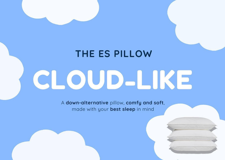 ES Cozy Down Pillow by Engineered Sleep is a down alternative pillow that is comfy and soft